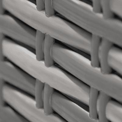 gray artificial rattan close-up