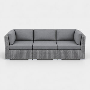 The Sofa - Gray Wicker