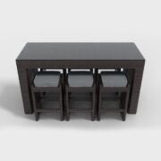 The Bar Set - Brown Wicker