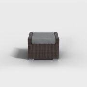 The Footrest - Brown Wicker