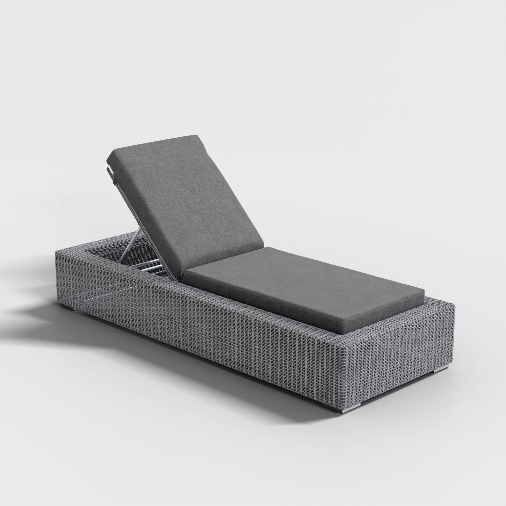 G-The Chaise Lounge Charcoal Profile