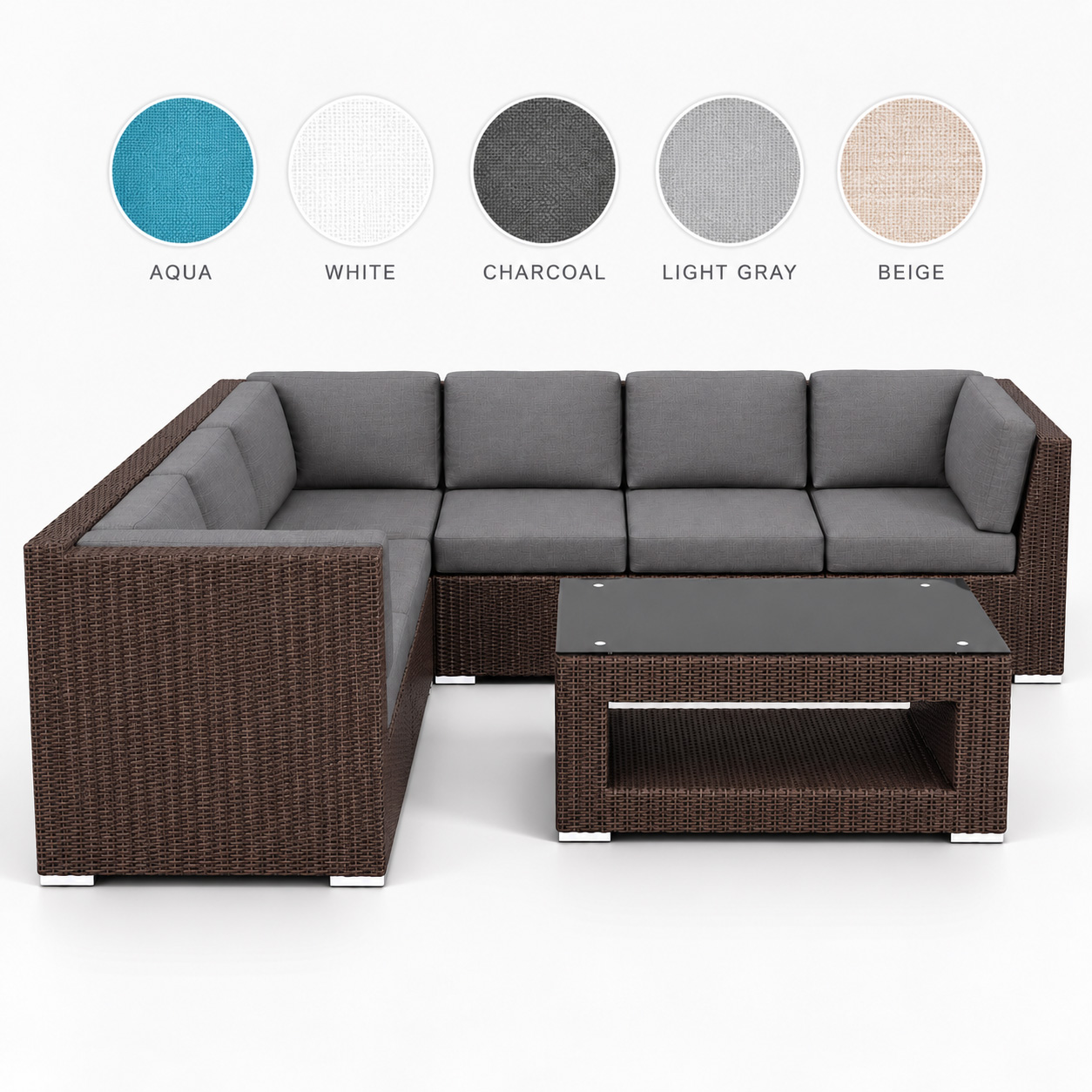 swatch The Sectional 7 Piece